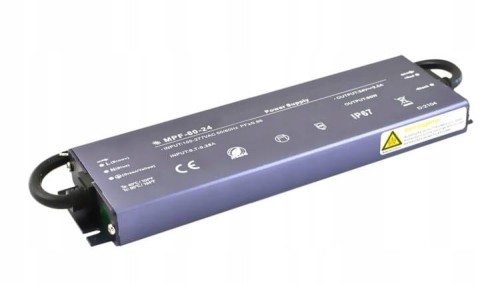 Zasilacz stałonapięciowy PFC IP67 24V 60W hermetyczny