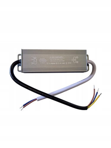 Zasilacz LED 24V 36W IP67 Aluminiowy do Taśm LED