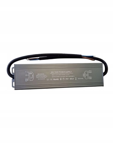 Zasilacz LED 24V 150W IP67 Aluminiowy do Taśm LED