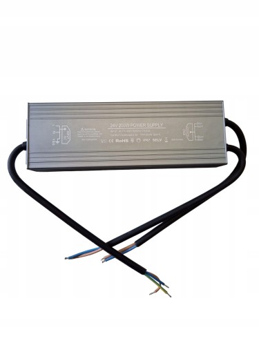 Zasilacz LED 24V 200W IP67 Aluminiowy do Taśm LED