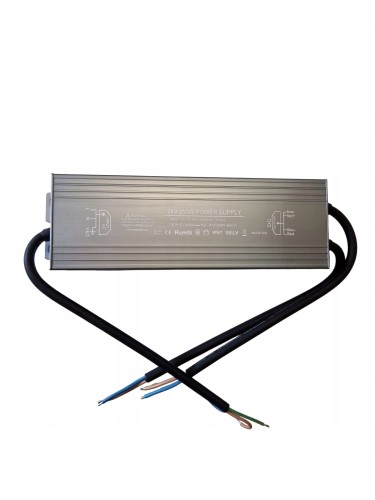 Zasilacz LED 24V 250W IP67 Aluminiowy do Taśm LED