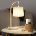 Lampa Stołowa z Tkaniny i Drewna Haakon.PNG