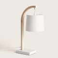 Lampa Stołowa z Tkaniny i Drewna Haakon.PNG