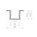 Profil led wpuszczany P18-2