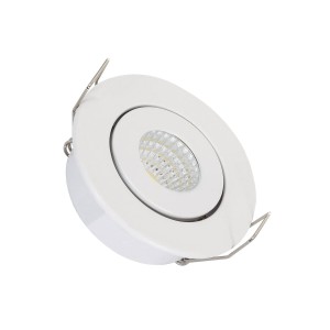 Oczko Downlight LED COB 1W Nastawne Okrągłe Białe Średnica Wycięcia Ø 44 mm