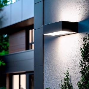 Kinkiet Ścienny Zewnętrzny LED 9W Podwójne Oświetlenie Galeo