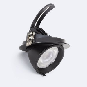 Downlight Nastawny Okrągły LED 24W Chip OSRAM 120 lm/W Czarny LIFUD Anti-Flicker