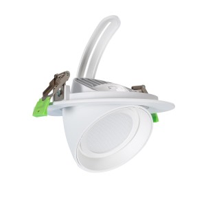 Downlight Nastawny Okrągły LED 24W Chip OSRAM 120 lm/W Biały LIFUD No Flicker