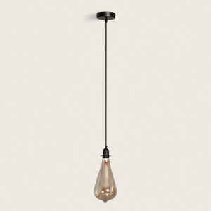 Kabel PVC z Rozetą i Oprawką do Lamp Wiszących Zewnętrznych