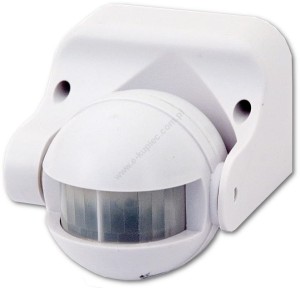 CZUJNIK RUCHU / ZMIERZCHU 1200W 180° BIAŁY IP44 SES09WH