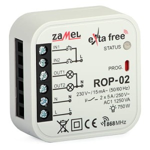Radiowy odbiornik dopuszkowy 2-kanałowy ROP-02