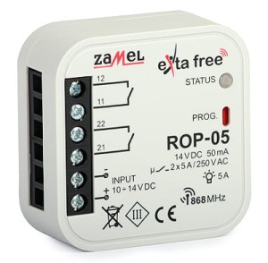 ROP-05 2-kanałowy, niskonapięciowy  Radiowy odbiornik