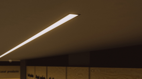 Zestaw TEKKNI HEDE czarny, klosz transparentny 3 m