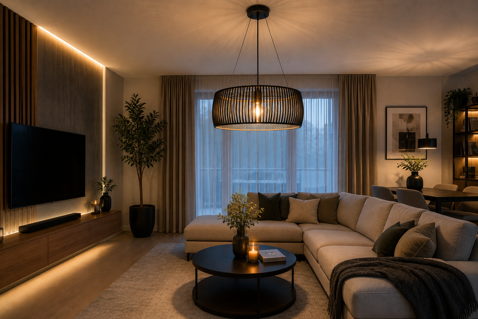 lampa sufitowa do salonu