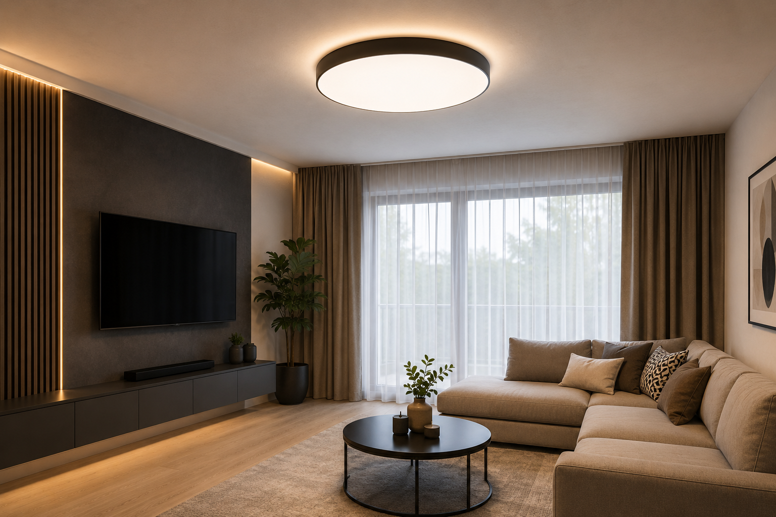 plafon LED do salonu