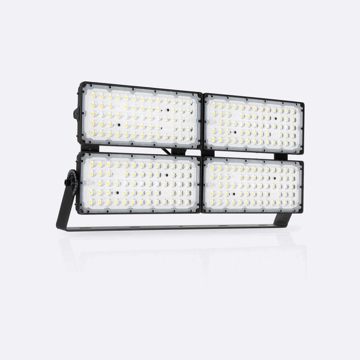 Naświetlacz LED 800W Stadionowy 160 lm/W IP66 LIFUD Regulowany 0–10V Poziomy | 4000K Biały Neutro | 90°