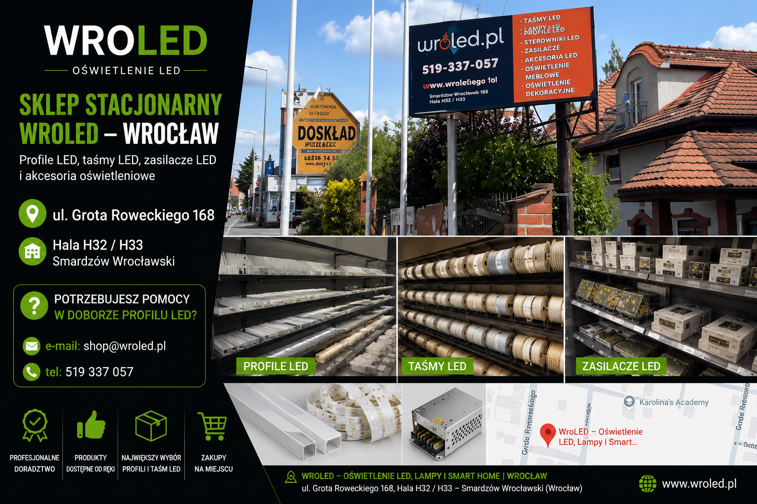 Najtańsze profile LED i taśmy LED Wrocław — gdzie kupić?
